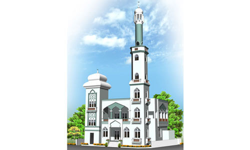 Masjid at Kolathur, Chennai.